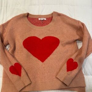 Miracle Women's Red Heart Sweater